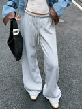 Wide Leg Drawstring Sweatpants