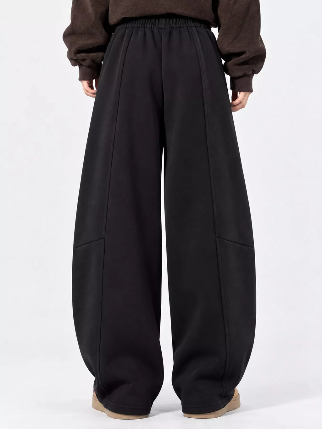 Full Size Wide-Leg Casual Sweatpants with Drawstring Plus Size