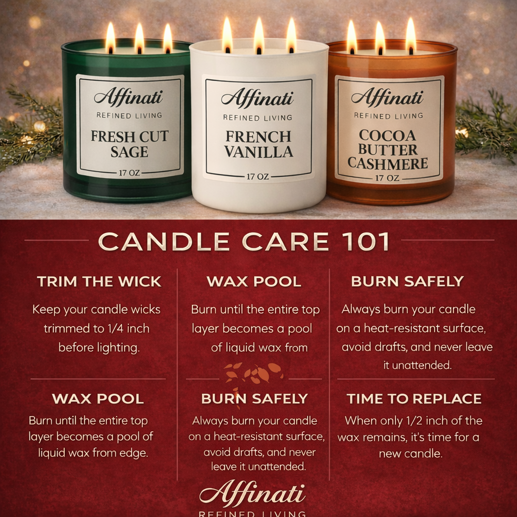 Golden Fireside Wooden Wick Candle | Affinati