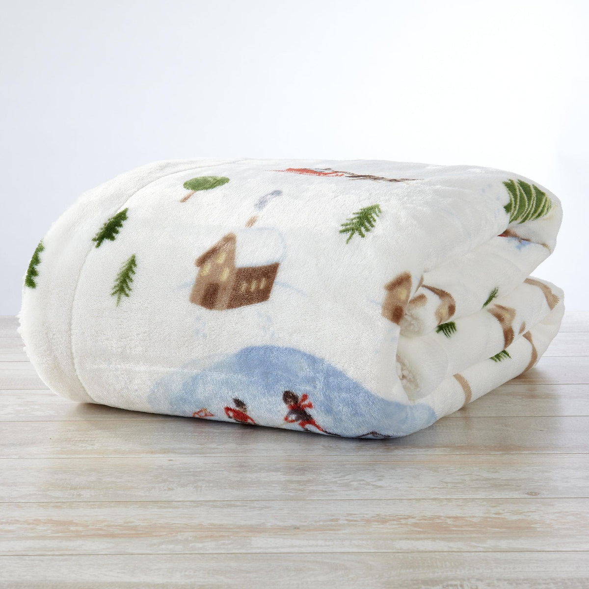 Sherpa Throw Blanket - Hudson Collection