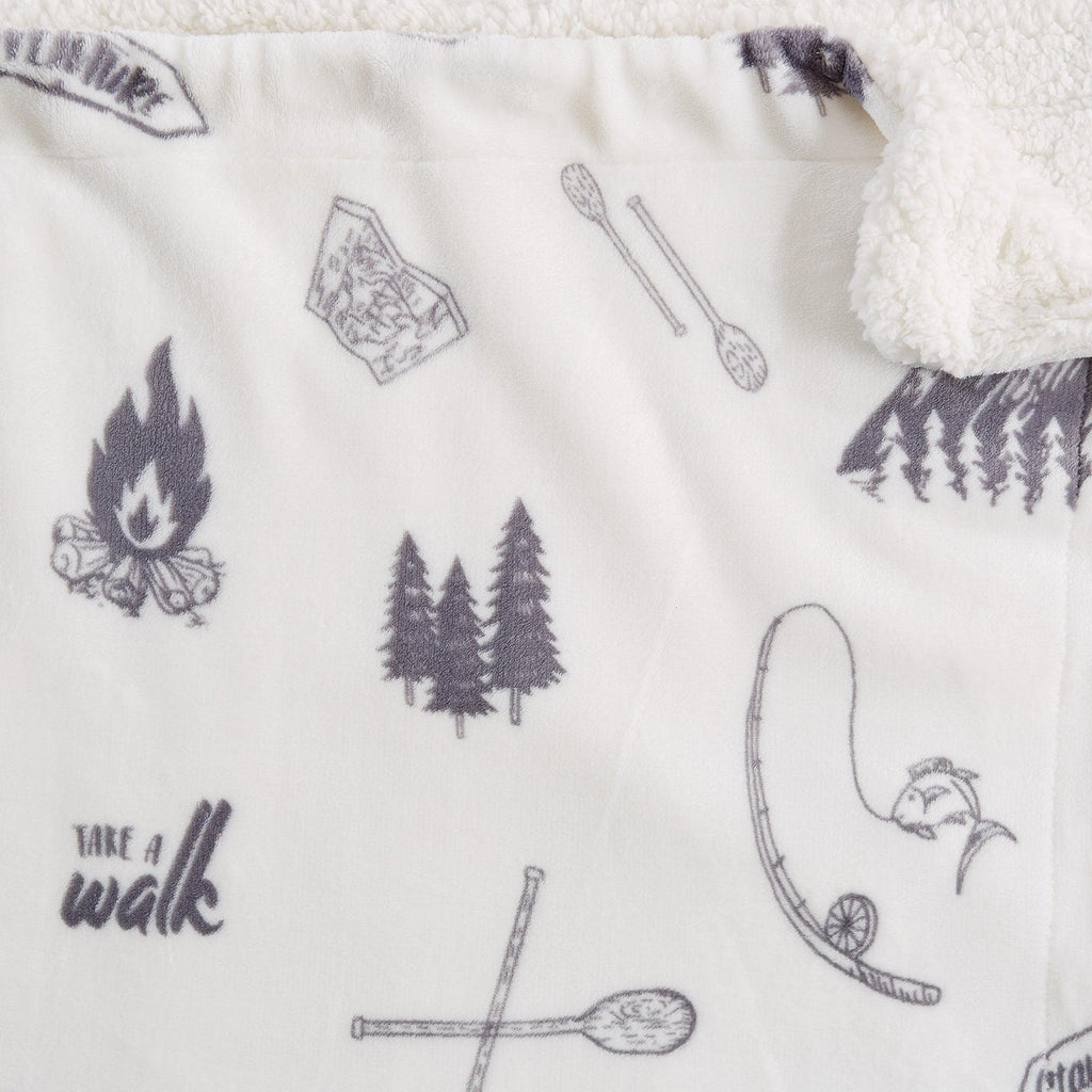 Sherpa Throw Blanket - Hudson Collection